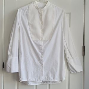 White cotton blouse